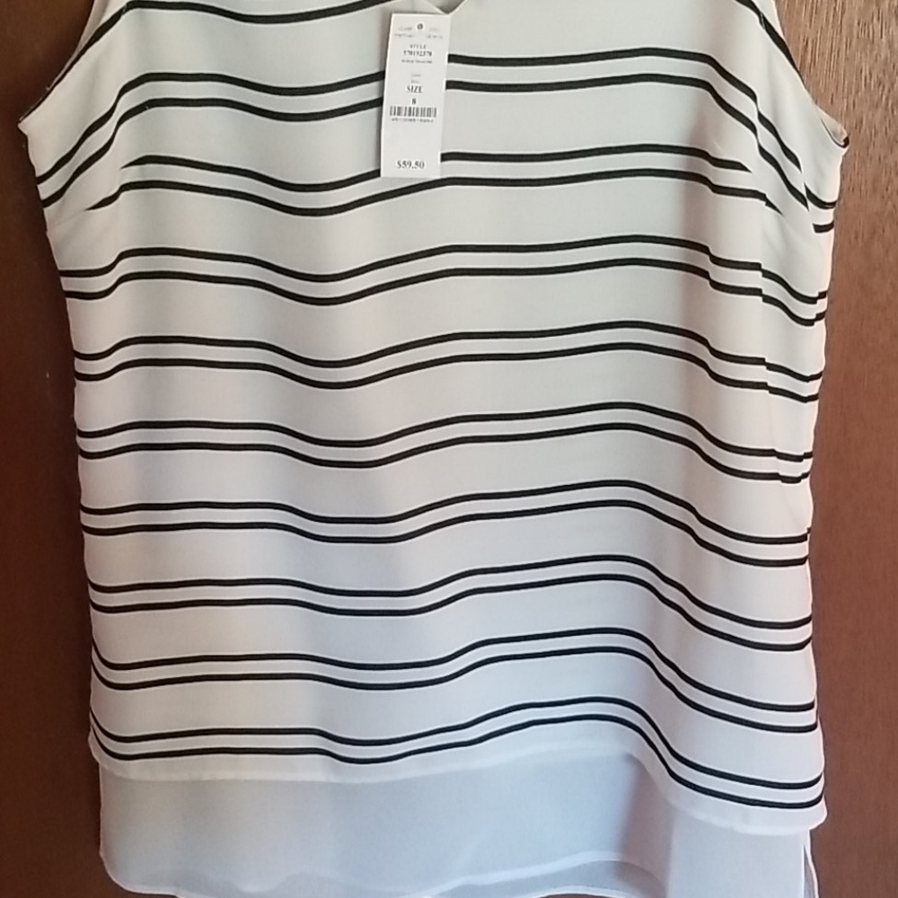 White House sleeveless blouse